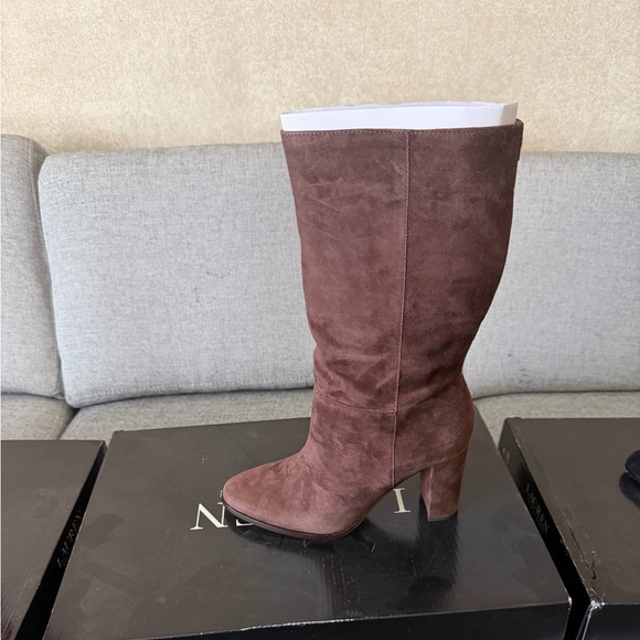 Ralph Lauren Black Heeled Boots - Picture 2 of 9